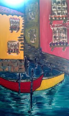 Life - Summer In Venice - Oil On Canvas