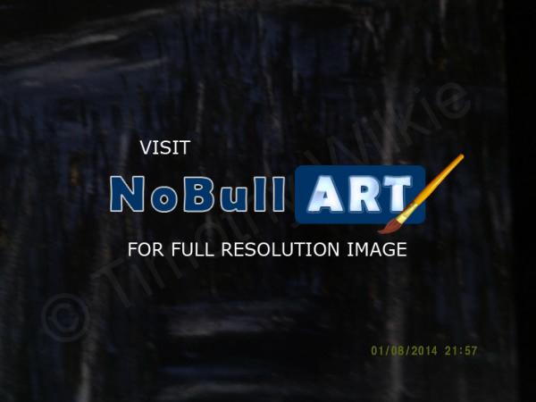 Ragman - Night Fall III - Acrylic On Canvas Board