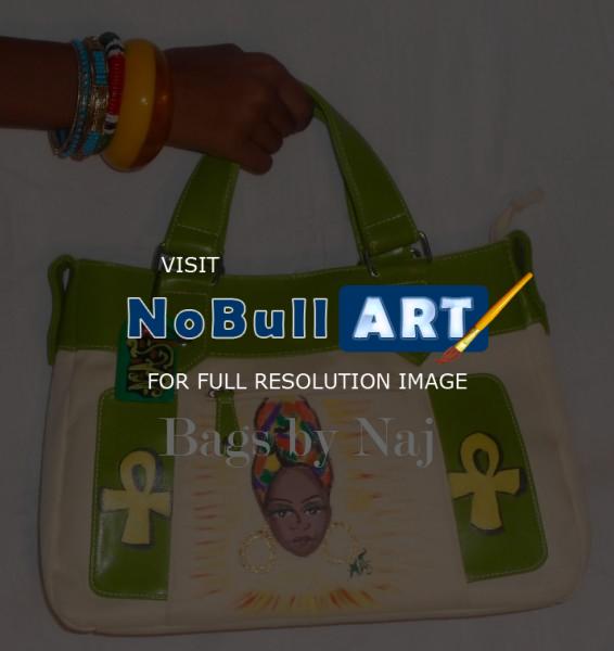 Naj Bags - Hand Painted Bag - Acrylic