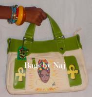 Naj Bags - Hand Painted Bag - Acrylic