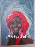 Beauty - Acrylic Paintings - By Janice Frierson, Afrocentric Painting Artist