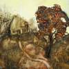 Bay Chestnut Tree - Acrylics And Pastels Paintings - By Glenn Brady, Australian Painting Artist