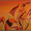 Untitled - Acrylic Paintings - By Tariq Rafiq, Abstract Painting Artist