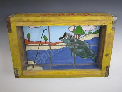 Pacifica Pottery - The Big Fish - Ceramics Coke Boxes Found Art