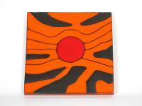Pacifica Pottery - Abstract Tile 05 By Ceramic Artist Stephen Hearne - Ceramics