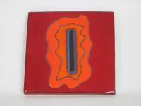 Pacifica Pottery - Abstract Tile 26 By Ceramic Artist Stephen Hearne - Ceramics