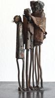 Fam - Mixed Media Sculptures - By Johan P Jonsson, Junk Art Sculpture Artist