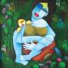 Mother - Acrylic On Canvas Paintings - By Priya Pariyani, Figurative Painting Artist