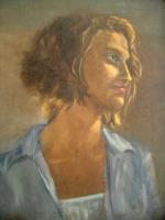 Hillary - Oil Paintings - By Ann Holstein, Impressionism Painting Artist