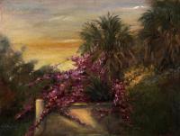 Bougainvillas - Oil Paintings - By Ann Holstein, Plein Air-Studio Painting Artist