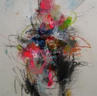 Untitled 10 - Mixed Media Paintings - By Richard And Kim Bouchard, Abstract Painting Artist