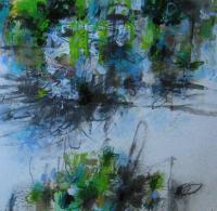 Untitled - Mixed Media Paintings - By Richard And Kim Bouchard, Abstract Painting Artist