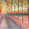 Country Road - Oil On Canvas Paintings - By Brian Brogan, Impressionism Painting Artist