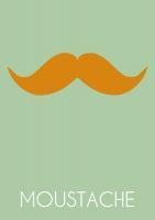 Moustache 3 - Digital Printmaking - By Lasse Orling, Art Posters Printmaking Artist