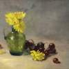 Green Pitcher With Yellow Flowers - Oil Paintings - By Beth Pendleton, Realism Painting Artist