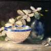 Rice Grain Porcelain Bowl - Oil Paintings - By Beth Pendleton, Realism Painting Artist
