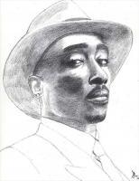Ghetto Heavens Legend - Pen And Ink Drawings - By Lee Mccormick, Stippling Drawing Artist