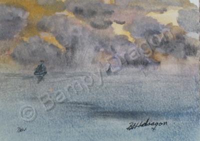 Seascapes - Stormy - Water Colour