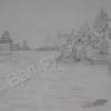 St Marks Venice - Pencil Drawings - By Bampy Dragon, Impressionism Drawing Artist