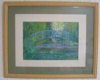 Impresion Of Monet Bridge - Oil Paintings - By Bampy Dragon, Impressionism Painting Artist
