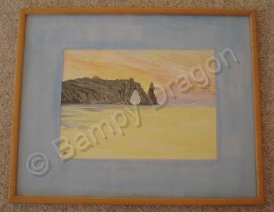 Seascapes - Evening Sunset - Water Colour