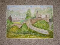 Landscapes - Trefen - Water Colour