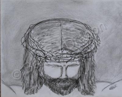 Christ Passion - Christ Passion 001 - Pencil And Ink