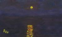 Seascapes - Midnight Sun - Oil On Oil Pad