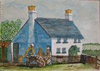 Buildings - My Old Cottage - Water Colour