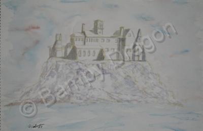 Castles - St Michaels Mount - Water Colour