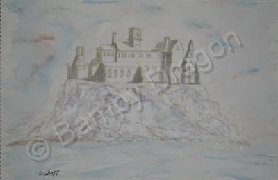 Castles - St Michaels Mount - Water Colour