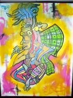 Street Art - Smoke And Mirrors - Acrylicpaint Markers And Spray