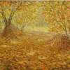 Reminiscences About Autumn - Oil On Canvas Paintings - By Helen Kishkurno, Impressionism Painting Artist