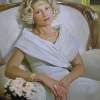 Lady In White - Oil On Canvas Paintings - By Helen Kishkurno, Realism Painting Artist