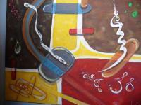 Abs 04 - Acrylic Paintings - By Raza Mirza, Freestyle Painting Artist