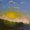 Sunset 06 - Acrylic Paintings - By Raza Mirza, Freestyle Painting Artist