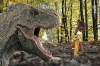 T-Rex In Sci-Fi Battle - Graphic Design Digital - By Gilbert Preciado, Fantasy Art Digital Artist