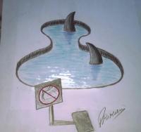 Alert - Pencil Color Drawings - By Prakash Prajapati, Pencil Color Drawing Artist