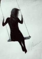 My Art - Alone - Pencile Art