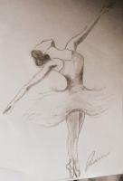 Dancing Girl - Pencile Art Drawings - By Prakash Prajapati, Pencil Sketch Drawing Artist