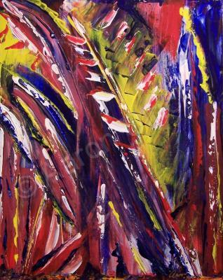 Dreamscapes - Cactus Flower - Acrylic