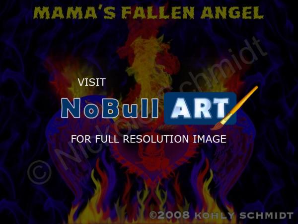 Photoshop - Mamas Fallen Angel - Various Mac Computer Programs