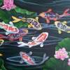 Exotic Koi Fishes - Oil Painting Paintings - By Bhavna Bachkaniwala, Exotic Painting Artist