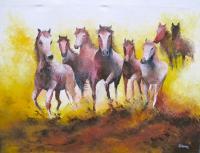 Horses - The Rising - Oil Painting