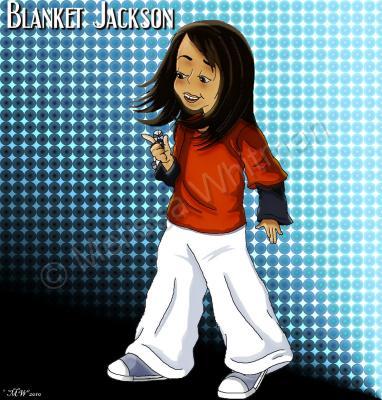 Vector Artwork - My Drawing Of Blanket Jackson - Computer Art Traditional Illus