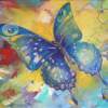 Butterfly 2 - Oil Paintings - By Teimuraz Kharabadze, Impressionism Painting Artist