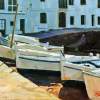 Paseo De Ronda En Cadaques - Oleo Paintings - By Alejandro Cabeza, Impressionism Painting Artist