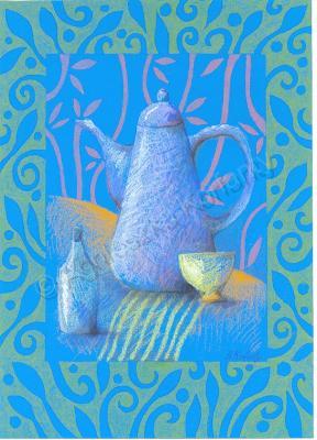 Pastels - A Cup Of Tea - Pastel On Paper