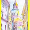 Lublin II - Watercolor Paintings - By Agnieszka Korfanty, Architecture Painting Artist