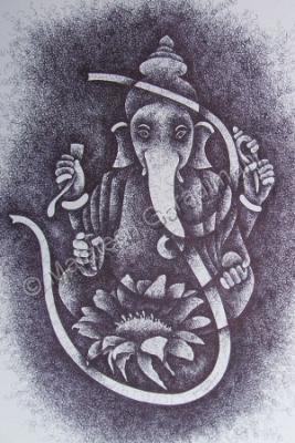 Good - Om Ganesh - Pen Work